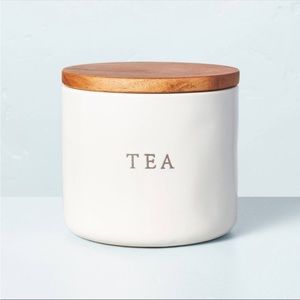 Hearth and hand tea bag canister